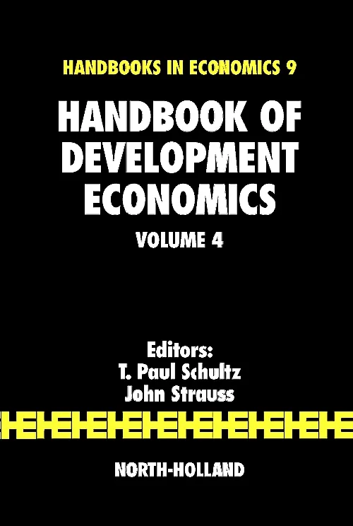 Coperta cărții "Handbook of Development Economics" de autor necunoscut
