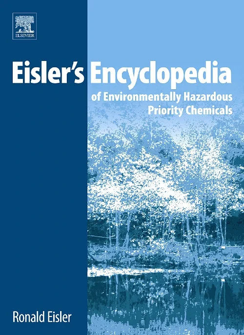Coperta cărții "Eisler&#039;s Encyclopedia of Environmentally Hazardous Priority Chemicals" de autor necunoscut