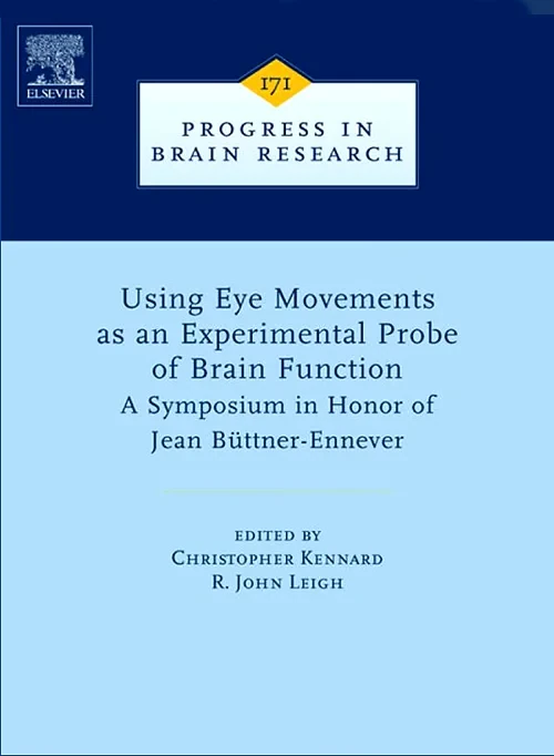 Coperta cărții "Using Eye Movements as an Experimental Probe of Brain Function" de autor necunoscut