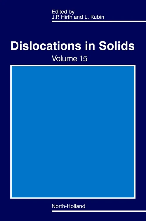 Coperta cărții "Dislocations in Solids" de autor necunoscut