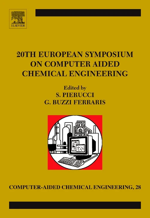 Coperta cărții "20th European Symposium of Computer Aided Process Engineering" de autor necunoscut