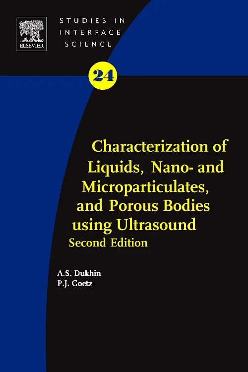 Coperta cărții "Characterization of Liquids, Nano- and Microparticulates, and Porous Bodies using Ultrasound" de autor necunoscut