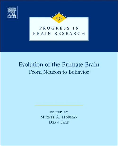 Coperta cărții "Evolution of the Primate Brain" de autor necunoscut