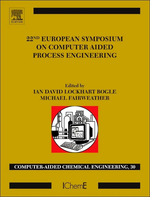 Coperta cărții "22nd European Symposium on Computer Aided Process Engineering" de autor necunoscut