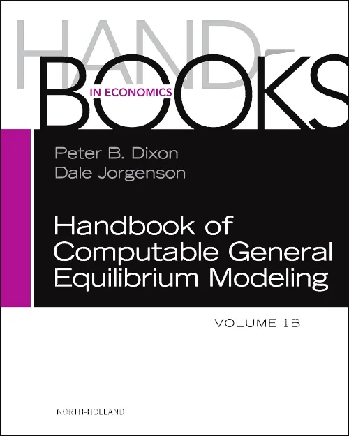 Coperta cărții "Handbook of Computable General Equilibrium Modeling" de autor necunoscut