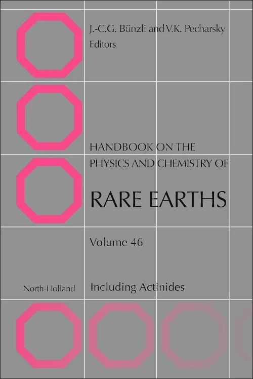 Coperta cărții "Handbook on the Physics and Chemistry of Rare Earths" de autor necunoscut
