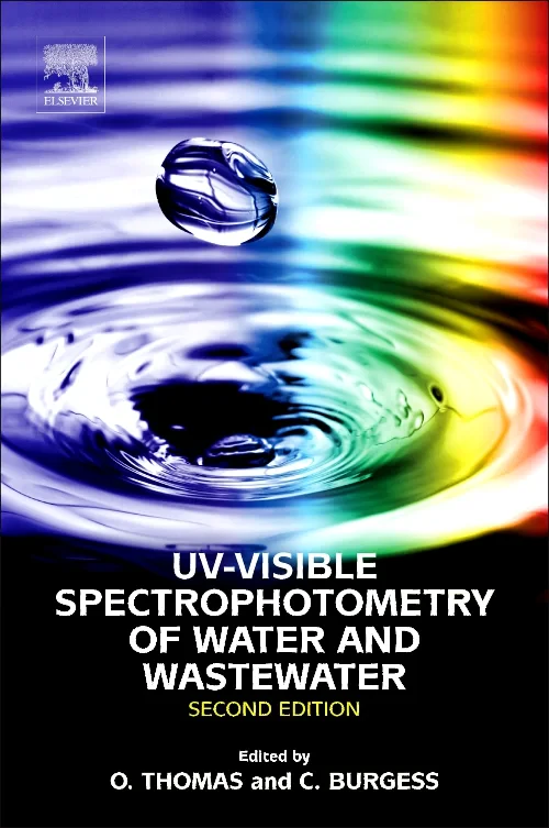 Coperta cărții "UV-Visible Spectrophotometry of Water and Wastewater" de autor necunoscut