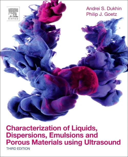 Coperta cărții "Characterization of Liquids, Dispersions, Emulsions, and Porous Materials Using Ultrasound" de autor necunoscut