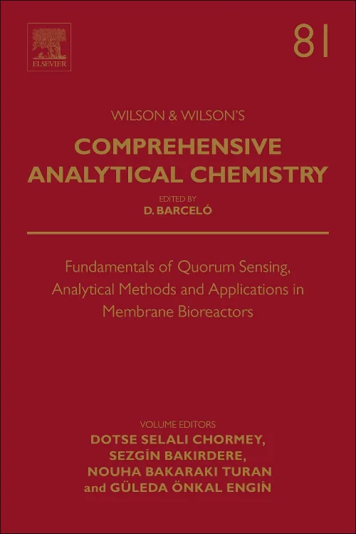 Coperta cărții "Fundamentals of Quorum Sensing, Analytical Methods and Applications in Membrane Bioreactors" de autor necunoscut
