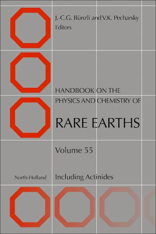 Coperta cărții "Handbook on the Physics and Chemistry of Rare Earths" de autor necunoscut