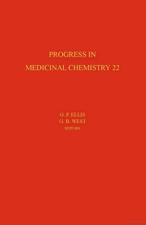 Coperta cărții "Progress in Medicinal Chemistry" de autor necunoscut