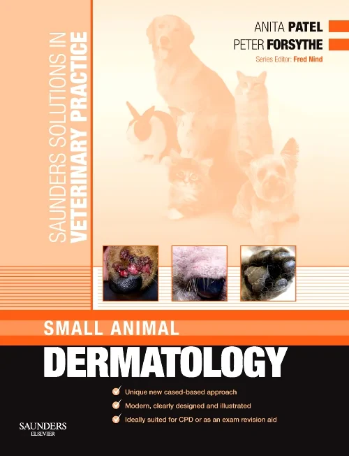 Coperta cărții "Saunders Solutions in Veterinary Practice: Small Animal Dermatology" de autor necunoscut