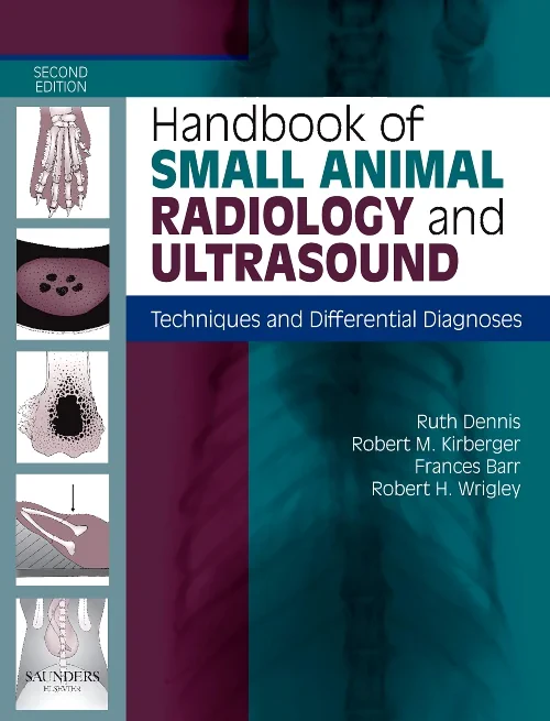Coperta cărții "Handbook of Small Animal Radiology and Ultrasound" de autor necunoscut
