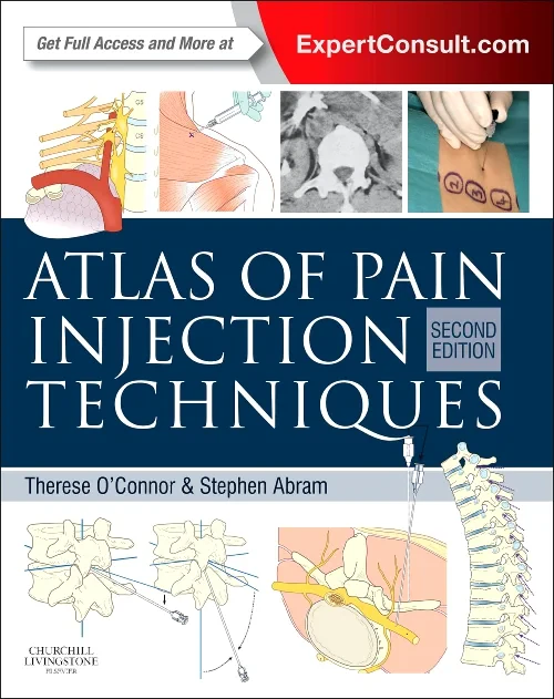 Coperta cărții "Atlas of Pain Injection Techniques" de autor necunoscut