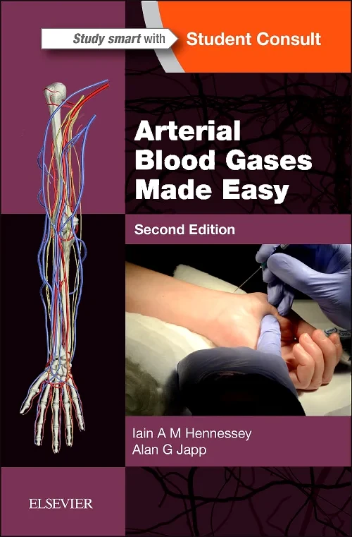 Coperta cărții "Arterial Blood Gases Made Easy" de autor necunoscut