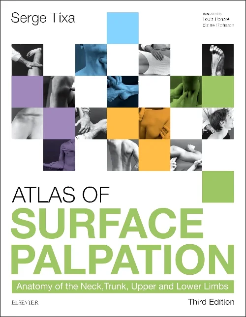 Coperta cărții "Atlas of Surface Palpation" de autor necunoscut