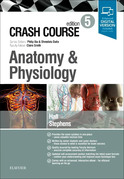Coperta cărții "Crash Course Anatomy and Physiology" de autor necunoscut