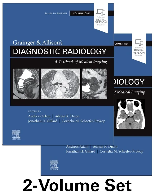 Coperta cărții "Grainger &amp; Allison&#039;s Diagnostic Radiology" de autor necunoscut
