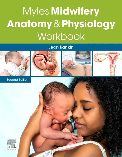 Coperta cărții "Myles Midwifery Anatomy &amp; Physiology Workbook" de autor necunoscut