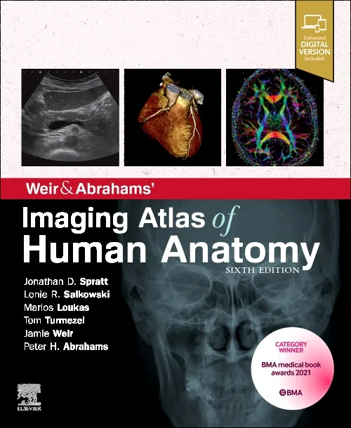 Coperta cărții "Weir &amp; Abrahams&#039; Imaging Atlas of Human Anatomy" de autor necunoscut