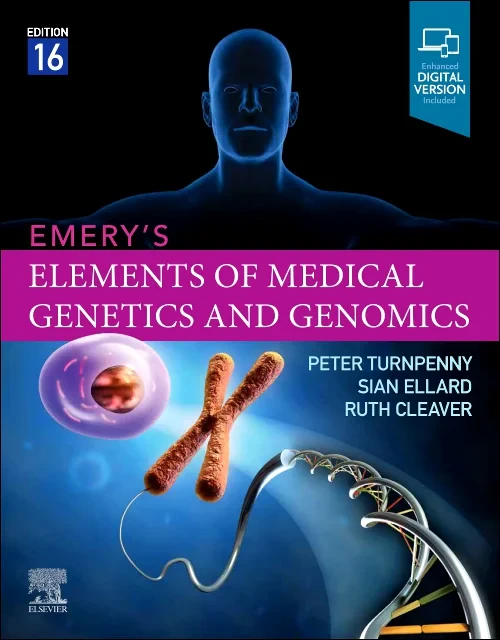 Coperta cărții "Emery&#039;s Elements of Medical Genetics and Genomics" de autor necunoscut