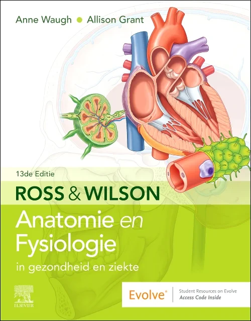 Coperta cărții "Ross en Wilson Anatomie en Fysiologie in gezondheid en ziekte" de autor necunoscut