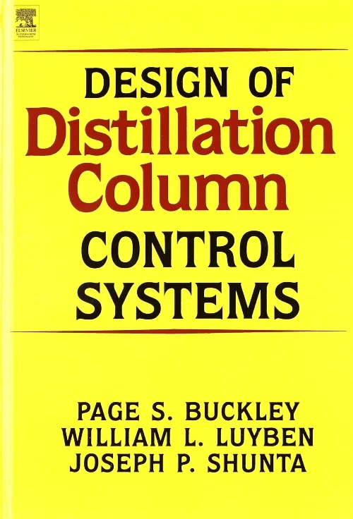 Coperta cărții "Design of Distillation Column Control Systems" de autor necunoscut