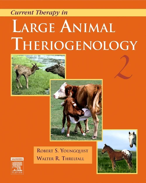 Coperta cărții "Current Therapy in Large Animal Theriogenology" de autor necunoscut