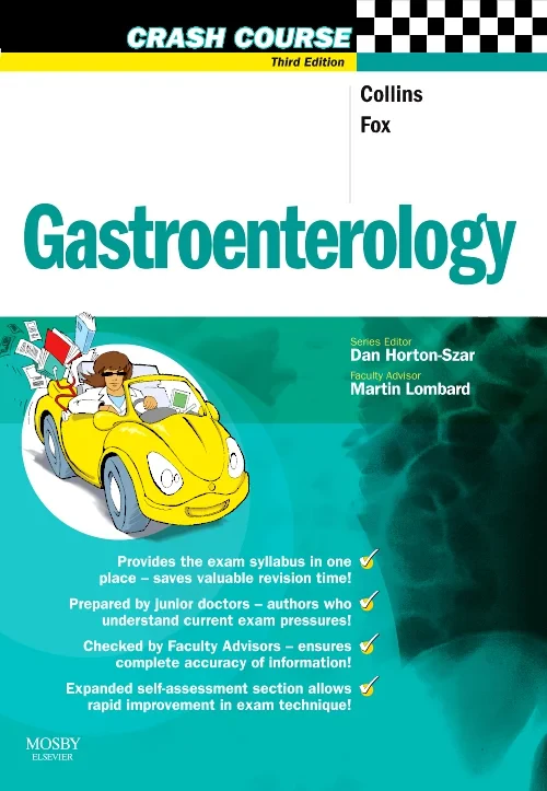 Coperta cărții "Crash Course: Gastroenterology" de autor necunoscut