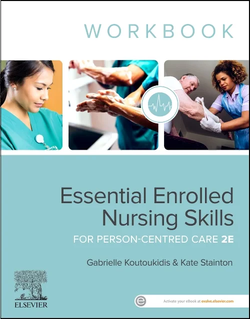 Coperta cărții "Essential Enrolled Nursing Skills for Person-Centred Care WorkBook" de autor necunoscut