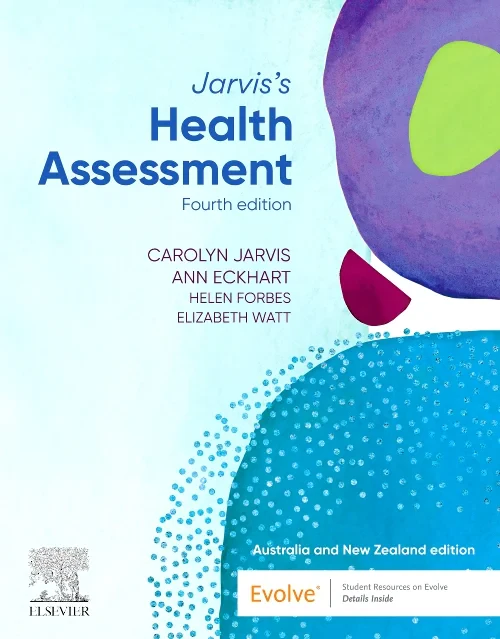 Coperta cărții "Jarvis&#039;s Health Assessment ANZ" de autor necunoscut