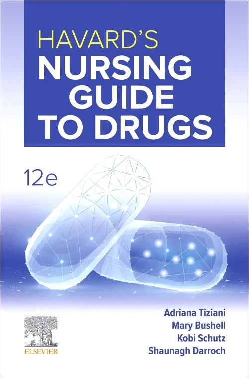 Coperta cărții "Havard’s Nursing Guide to Drugs 12e" de autor necunoscut