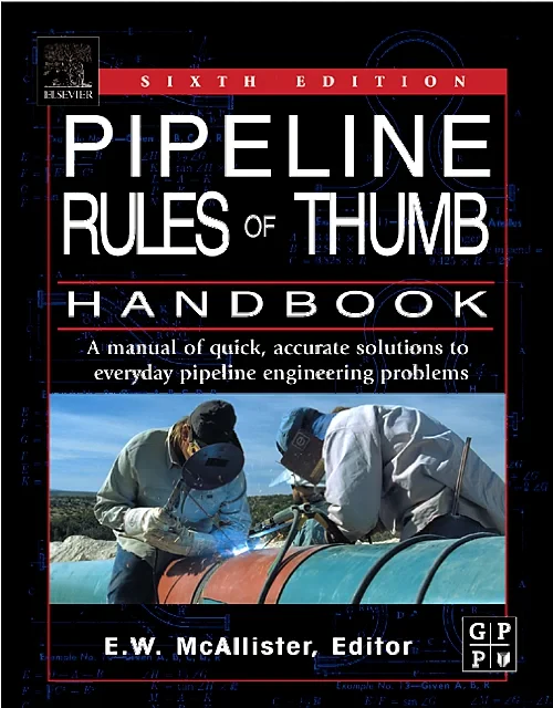 Coperta cărții "Pipeline Rules of Thumb Handbook" de autor necunoscut