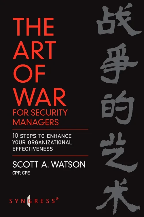 Coperta cărții "The Art of War for Security Managers" de autor necunoscut