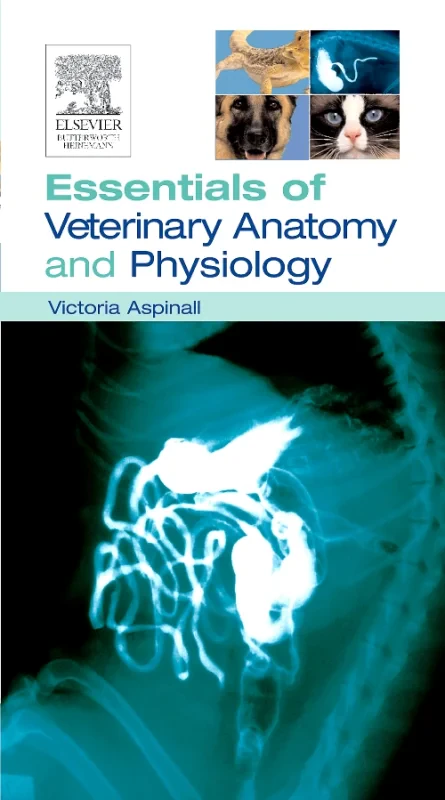 Coperta cărții "Essentials of Veterinary Anatomy &amp; Physiology" de autor necunoscut
