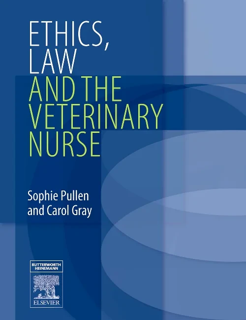 Coperta cărții "Ethics, Law and the Veterinary Nurse" de autor necunoscut