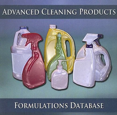 Coperta cărții "Advanced Cleaning Product Formulations Database" de autor necunoscut