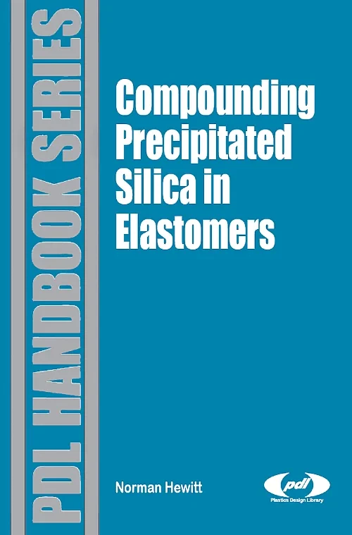 Coperta cărții "Compounding Precipitated Silica in Elastomers" de autor necunoscut