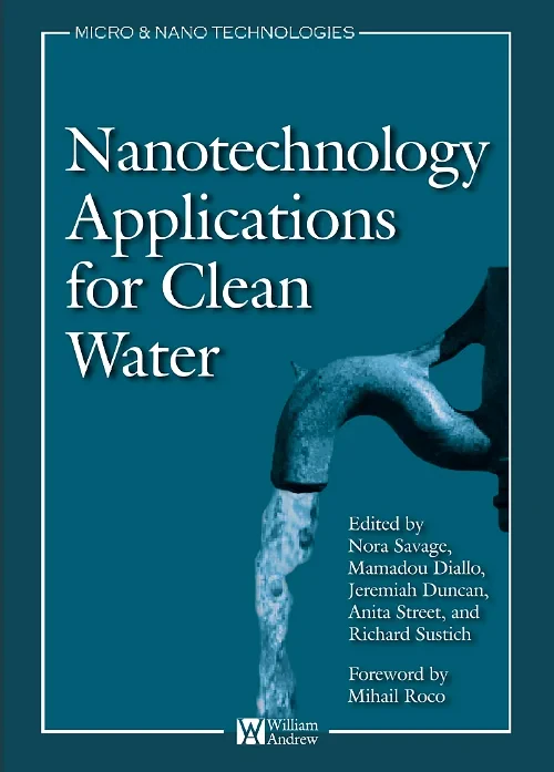 Coperta cărții "Nanotechnology Applications for Clean Water" de autor necunoscut