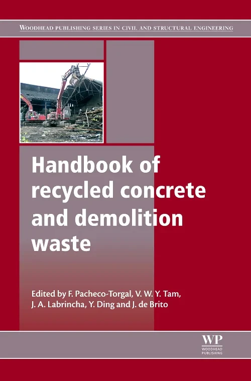 Coperta cărții "Handbook of Recycled Concrete and Demolition Waste" de autor necunoscut