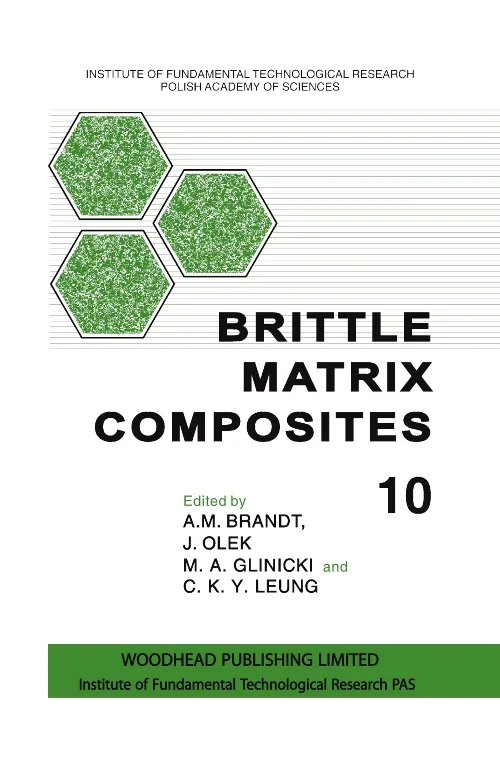 Coperta cărții "Brittle Matrix Composites 10" de autor necunoscut