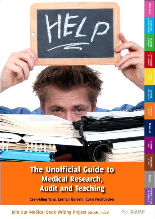 Coperta cărții "Unofficial Guide to Medical Research, Audit and Teaching" de autor necunoscut