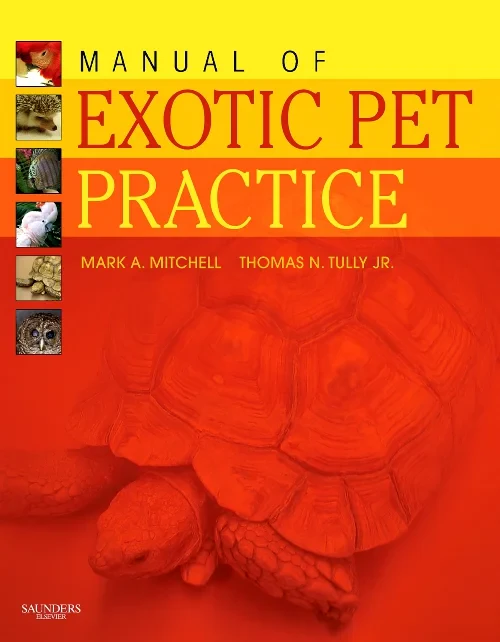 Coperta cărții "Manual of Exotic Pet Practice" de autor necunoscut