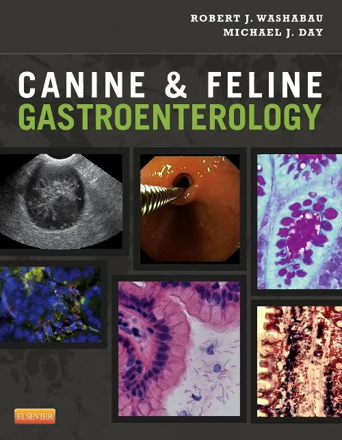 Coperta cărții "Canine and Feline Gastroenterology" de autor necunoscut
