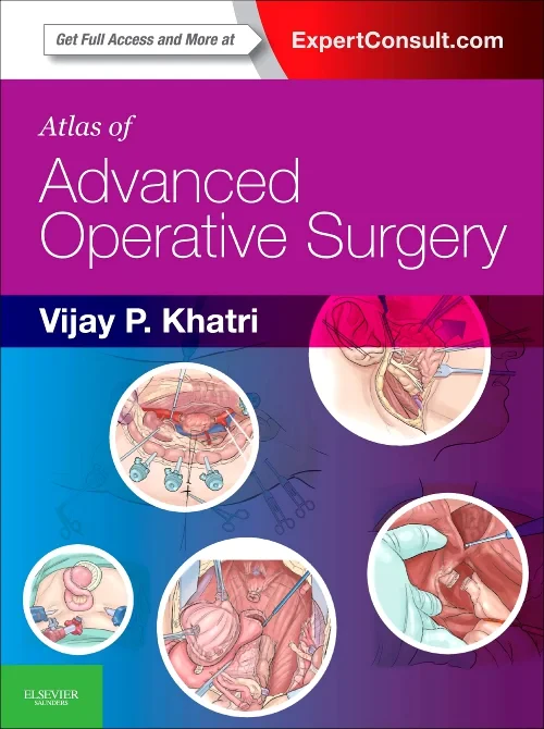 Coperta cărții "Atlas of Advanced Operative Surgery" de autor necunoscut