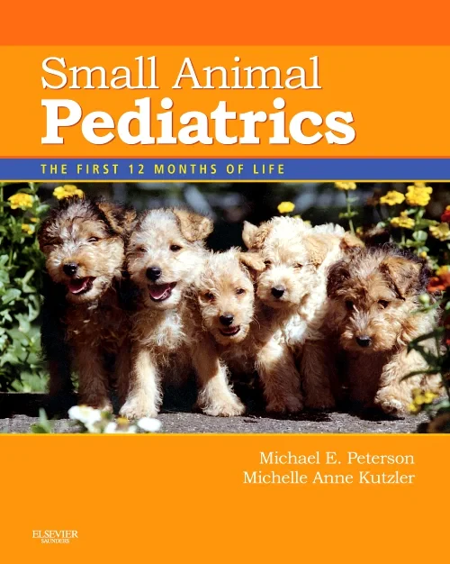 Coperta cărții "Small Animal Pediatrics" de autor necunoscut