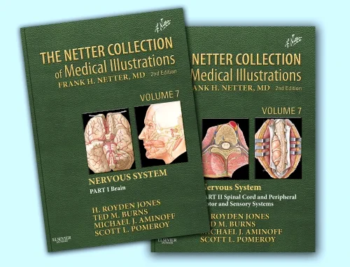 Coperta cărții "The Netter Collection of Medical Illustrations: Nervous System Package" de autor necunoscut