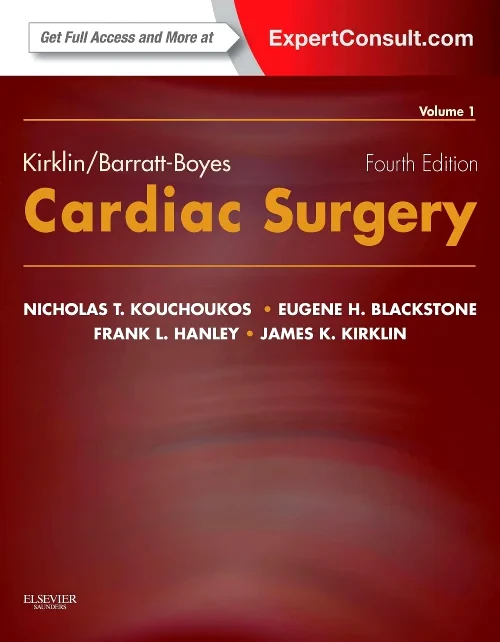 Coperta cărții "Kirklin/Barratt-Boyes Cardiac Surgery" de autor necunoscut