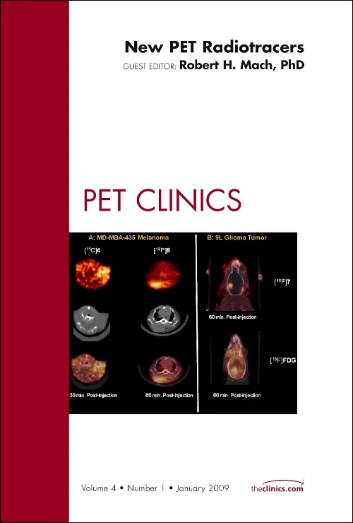 Coperta cărții "New PET Radiotracers, An Issue of PET Clinics" de autor necunoscut