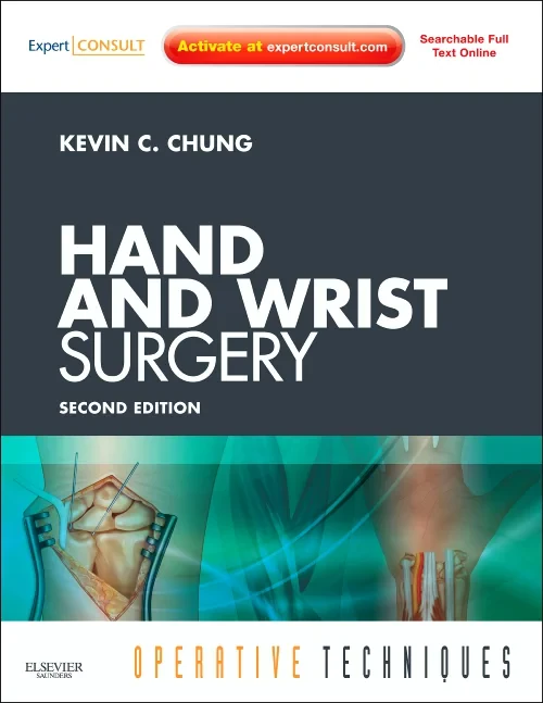 Coperta cărții "Operative Techniques: Hand and Wrist Surgery" de autor necunoscut